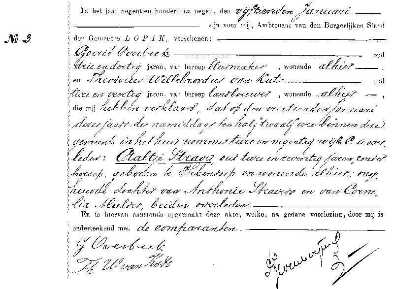 19090115 ovl akte 3 Aaltje dv A Straver - C Mulder